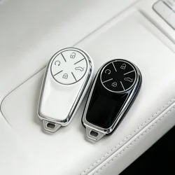 Luxury Leather Car Key Protector Cover Deluxe Edition (Black cream)