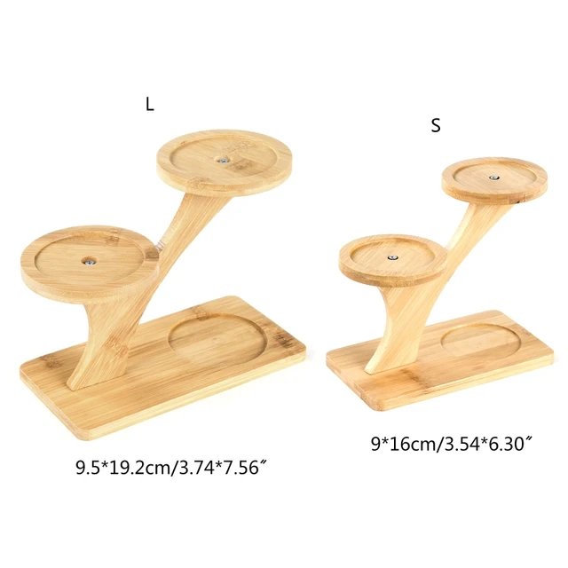 Asztali Bambusz Pozsgás Növények Tálca 3 Rétegű Virág Ültetvényes Szervező Állvány Dekoráció Az Otthoni Iroda Nagykereskedelemhez - Image 6