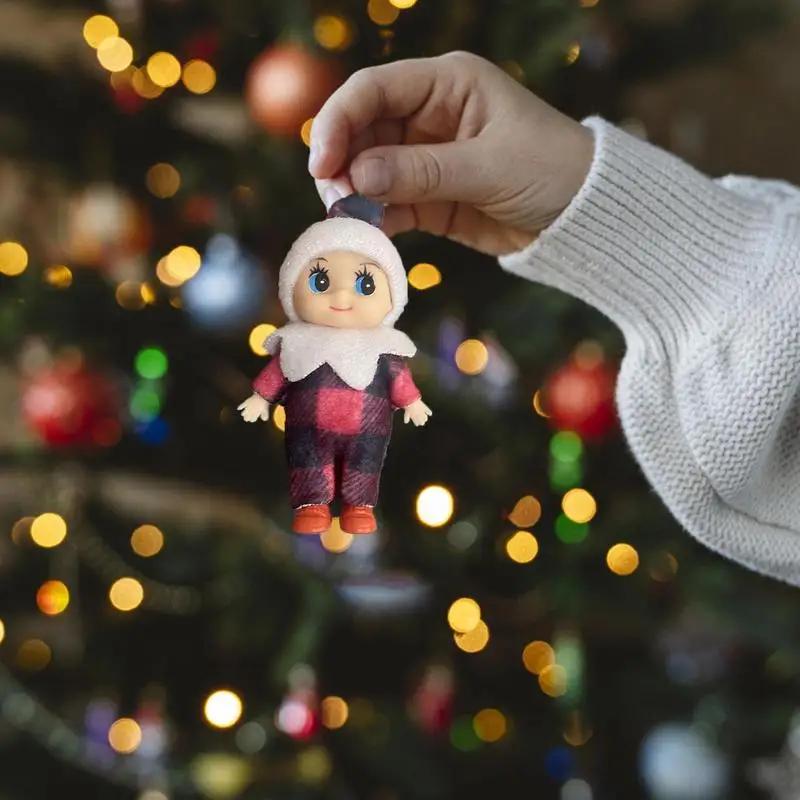 Mini Fairy Doll Baby Simulation Doll Popular Toys Movable Arms Legs Girls Elfs Ornaments Christmas Dolls christmas decorations assembled toys