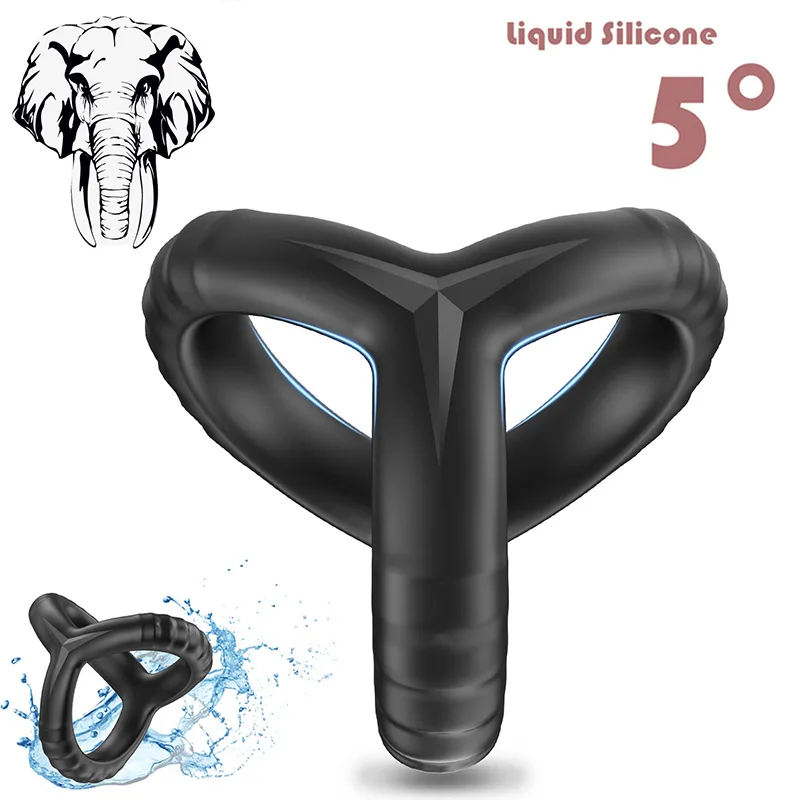 Penis Cock Ring 9 Kinds of Men's Penis Ring Lower Body Restraint Glans Stimulate Cock Ring Couples Sex Delay Ejaculation Penis Obstruction