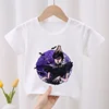 Hot Serials Wednesday Addams Kid Cotton T-shirt Fashion Children's Clothes Summer Baby Girls Clothing Boys Short Sleeve T Shirts 2