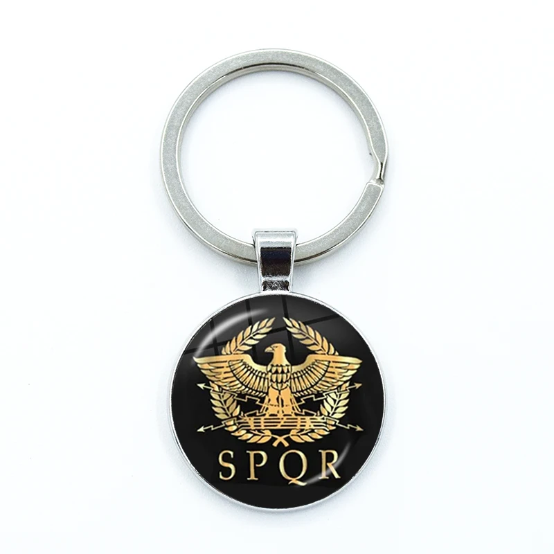 Spqr-Pendentif en Verre Légions Romaines, Breloque Bijoux, Sac