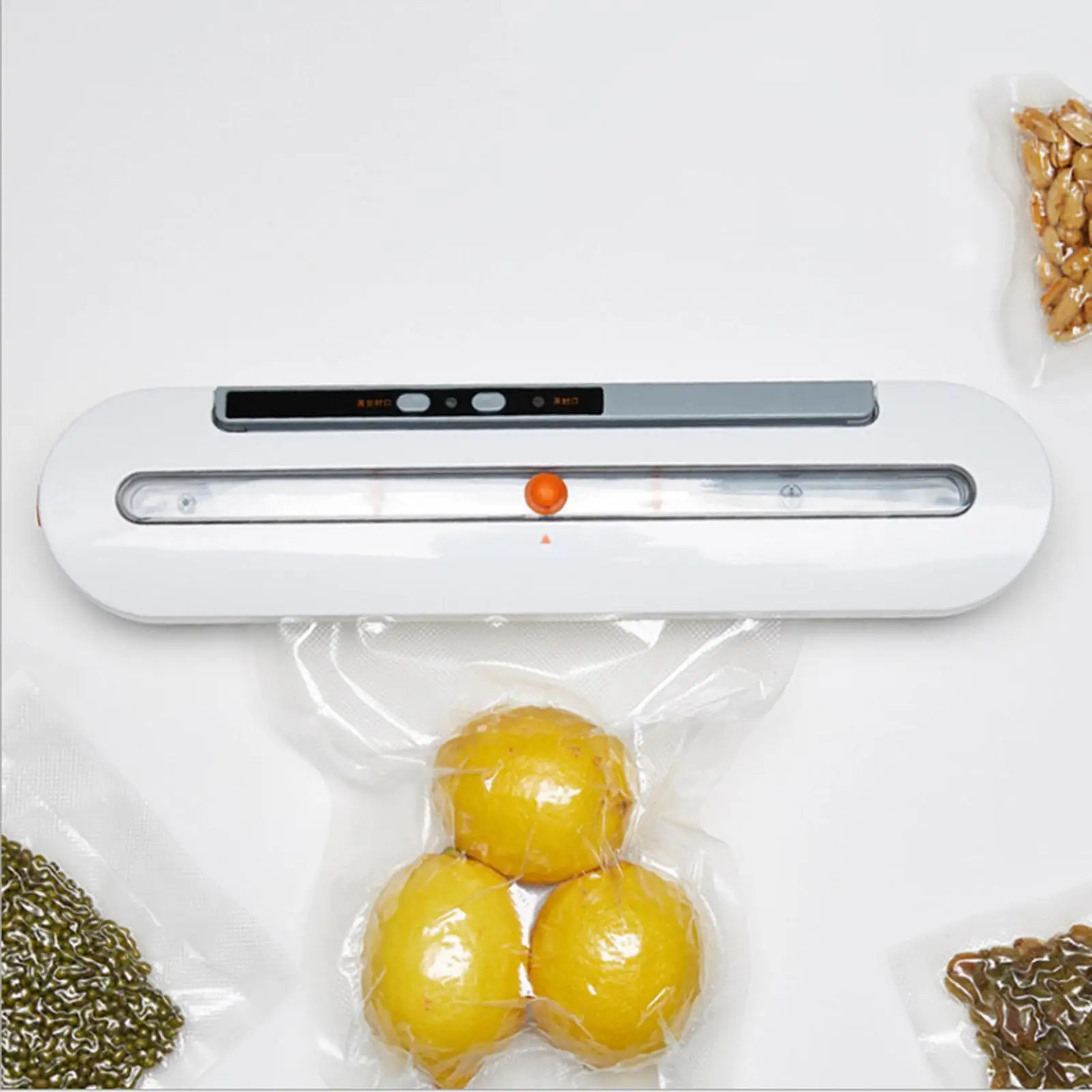 Electric EU Plug Food Vacuum Sealer Machine With 10pcs Food Saver Bags for Daily Use for Food Preservation 5