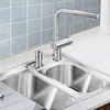 Multiple Color Liquid Soap Dispenser With 1m Silicone Extension Tube Bathroom Kitchen Sink Built-In Chrome/Nickel Dispenser Soap 5