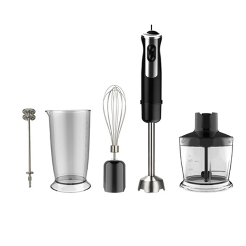 

Food Processor 5 in 1 Electric Stick Hand Blender Mixer Hand Immersion Egg Whisk Mixer Juicer Meat Grinder EU PLUG