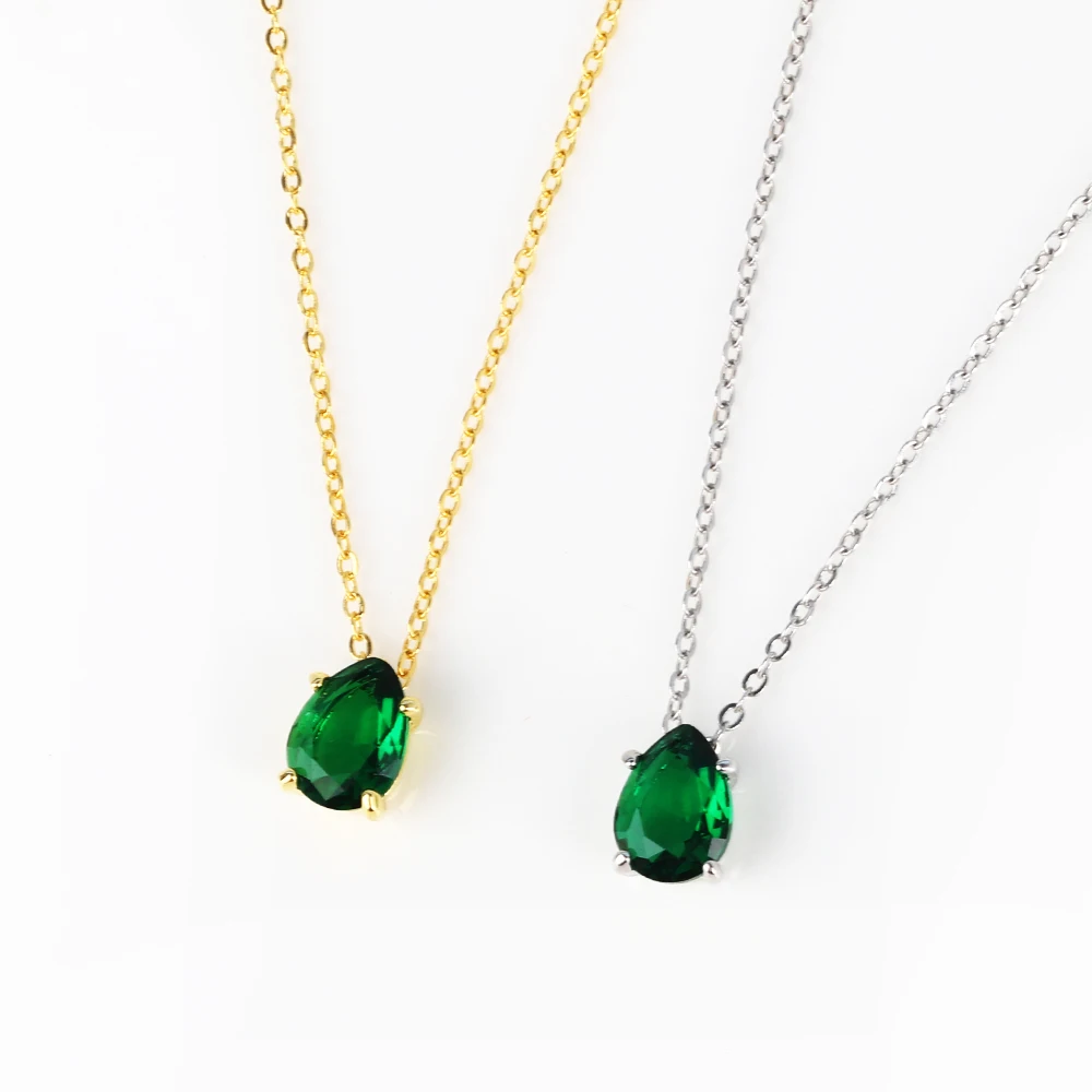 Emerald Crystal Zircon Necklace Packaging