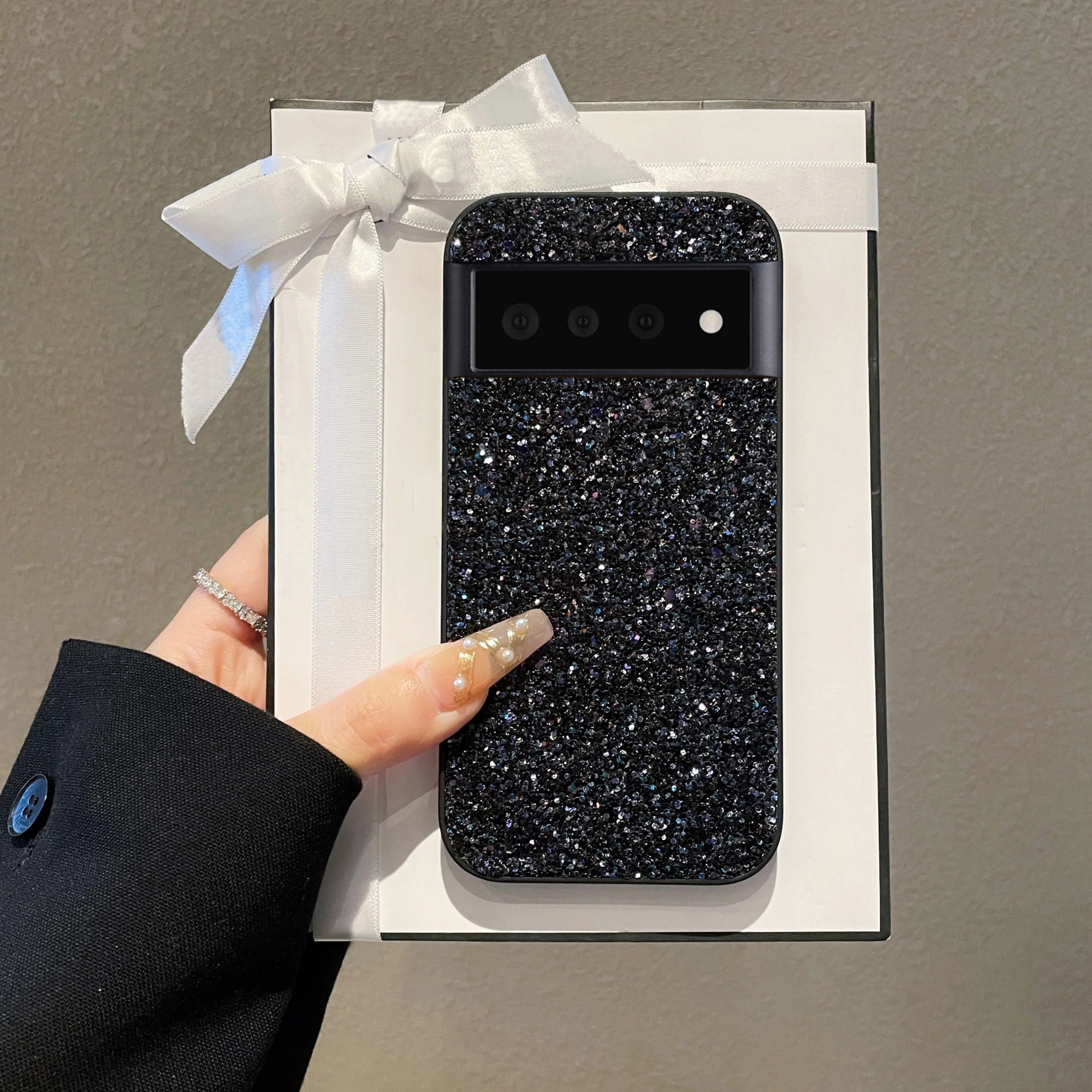Luxury Glitter Diamond Rhinestone Soft TPU Shockproof Back Cover