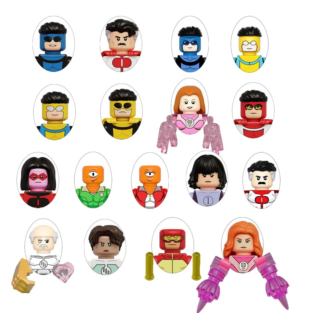 KDL857 Anime Comic Blind Box Mini Building Blocks Action Figures Assembly Handmade Puzzle Collection Model Doll Bricks Toy Gifts