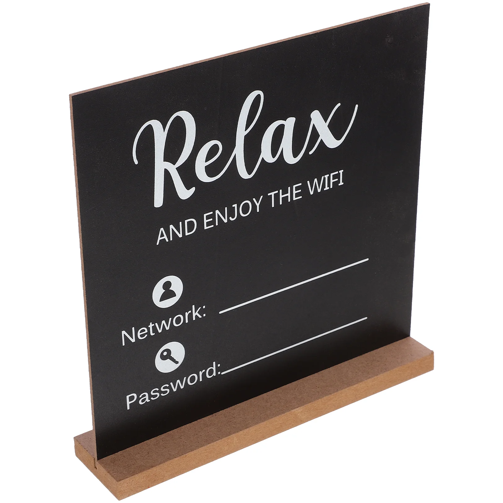 

Wifi Password Sign for Guest Room Wifi Sign Freestanding Sign Centerpiece for Home Restaurant