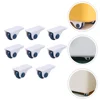 8 Pcs Adhesive Roller Storage Case Caster Bins with Brake Self-adhesive Sticky Casters The Hips Wheels 5