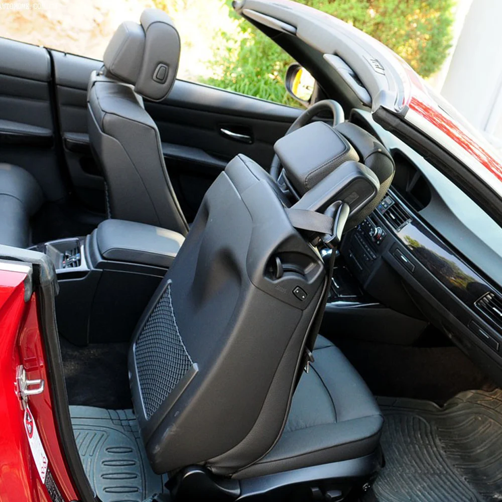 BMW 3 시리즈 카브리올레 E93 2007 2008 2009 2010 2011 2012 2013 맞춤형 가죽 카시트 커버 자동차 스타일링