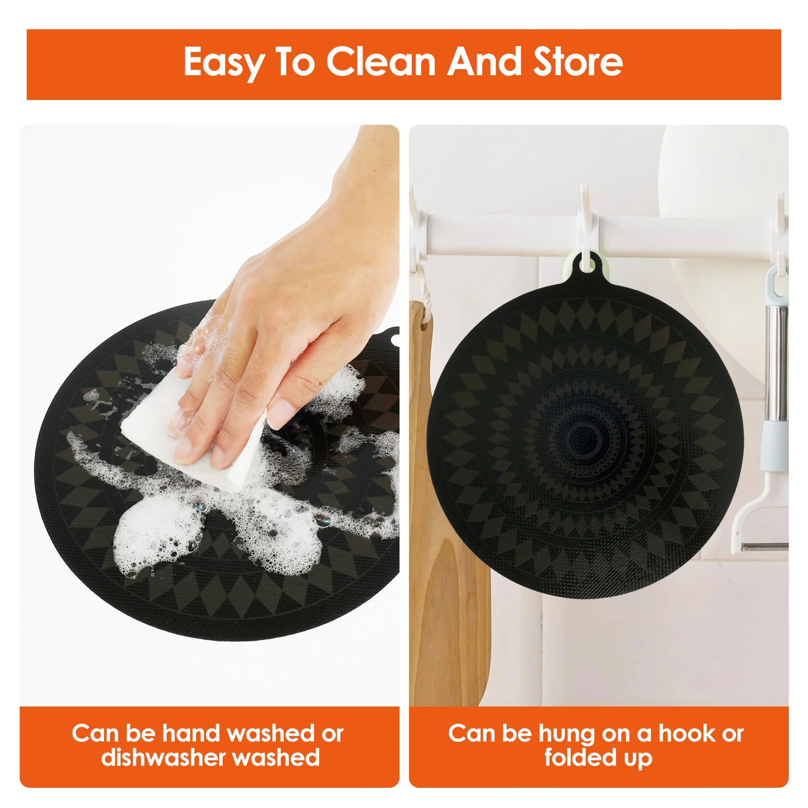 Silicone Induction Cooktop Mat Set for Kitchen Protection