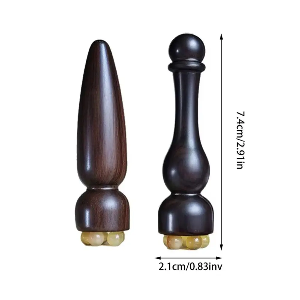 Sandalwood Facial Massager Wooden No Paint Facial Relaxation Equipment Small Lotus Pod Beauty Skin Care Tool Facial Skin Care