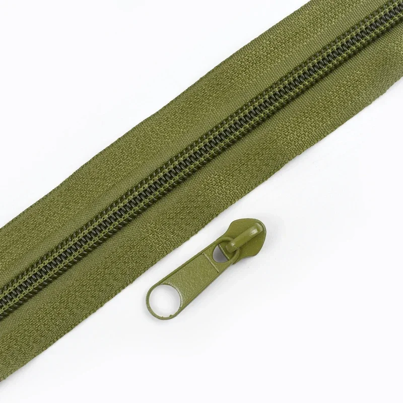 Colorful Nylon Zipper Tape Kit with Sliders for DIY Sewing and Repairs