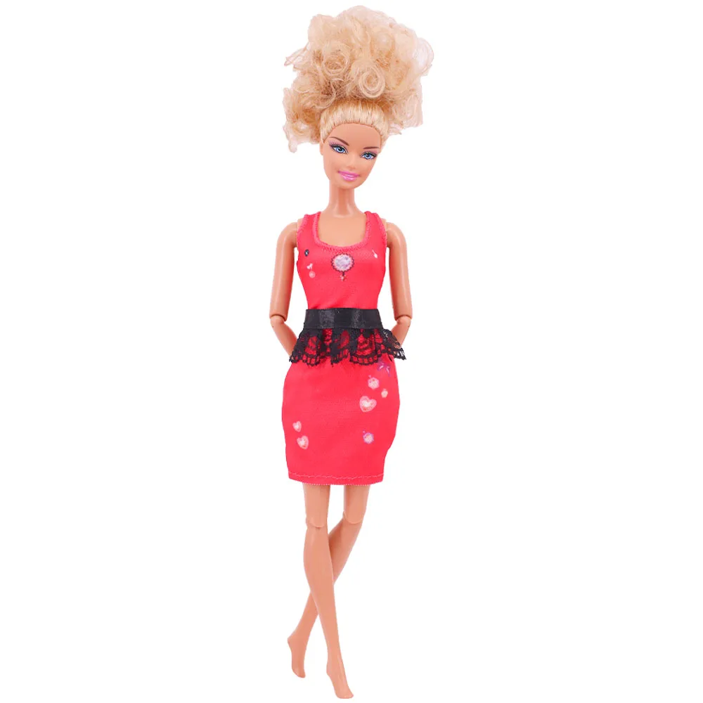 Barbies Clothes,Red Skirts And Clothes,Suitable 30Cm Barbies Doll
