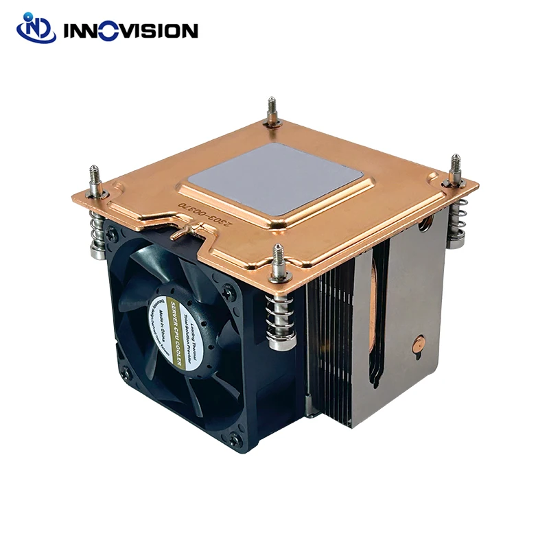 Cpu Cooler Terno para Intel Lga1200 Lga1150 Lga1151 Lga1155 Lga1156 com 6025 mm de Alta Velocidade Ventilador Base de Câmara de Vapor Tdp 200w 2u 115x - Imagem 2
