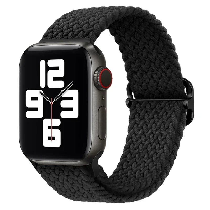 Nylon Braided Solo Loop Watch Band Strap – Universal Fit