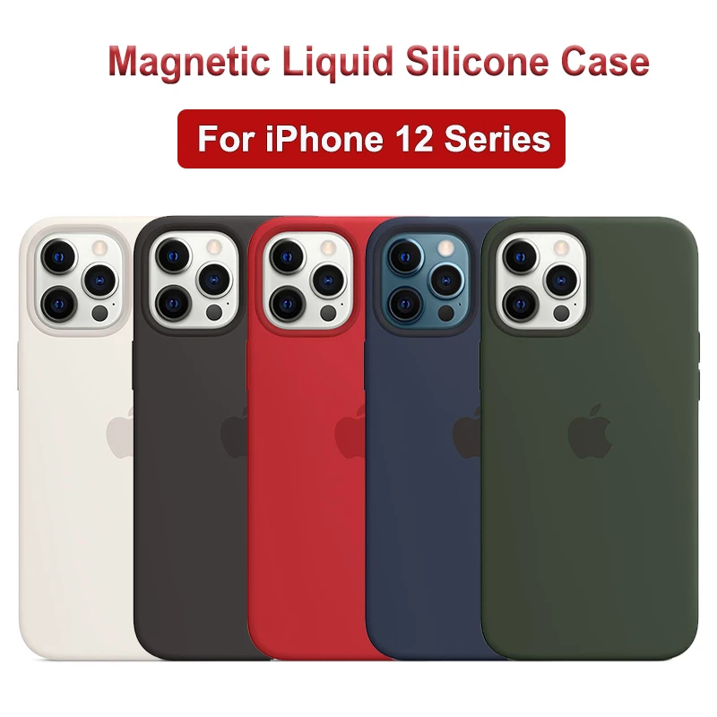Funda Iphone 15 Pro Protector Camara UEEBAI Funda De Teléfono De Carga Inalámbrica De Silicona Líquida Para IPhone 13 Pro MAX 6.7 Inch, Imanes Incorporados Compatibles Con MagSafing Carga Más Rápida Fit