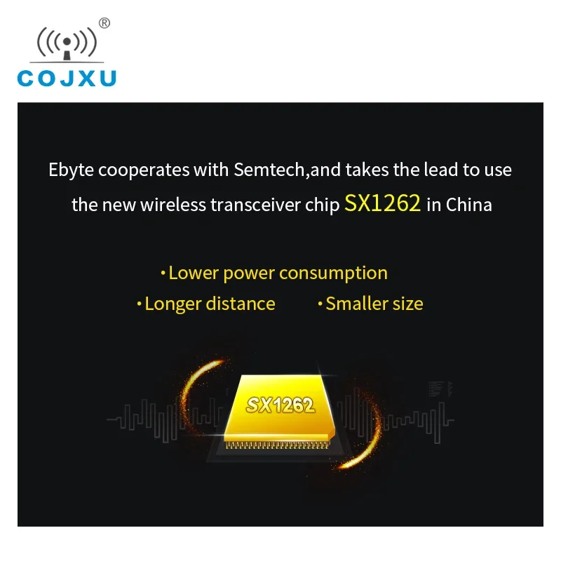 E22-900T22D 차세대 Lora 확산 스펙트럼 기술 RF 칩 긴 전송 거리 저전력 소비