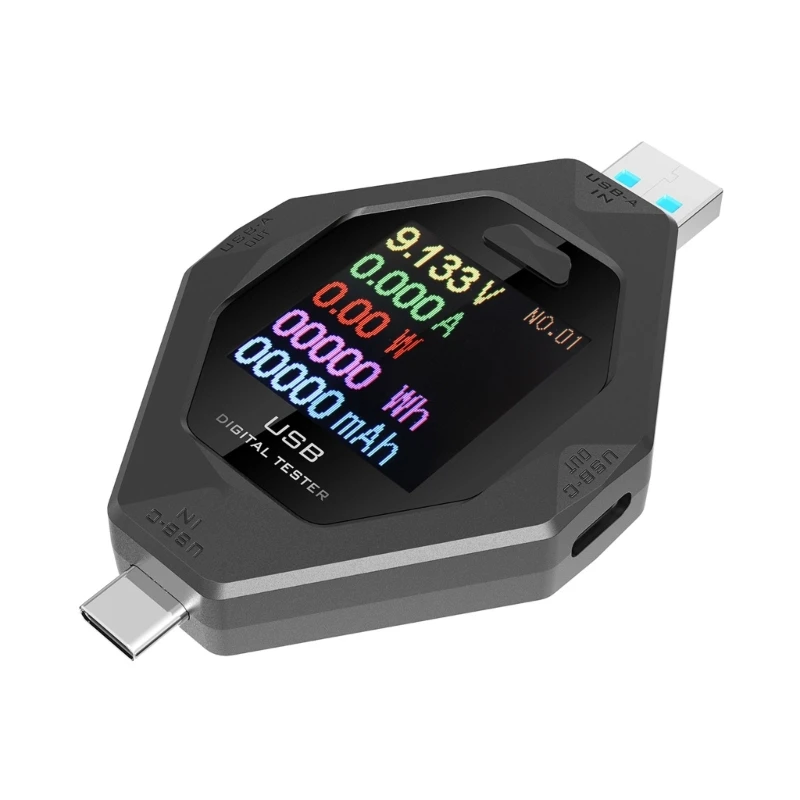 Type C USB Tester USB C Power Delivery Testing Tool For Accurate Voltages Current, Power Readings Detector