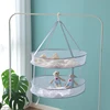Household Socks Sweater Special Drying Racks Hook Laundry Basket Clothes Drying Net Mesh Pockets for Laying Clothes Flat 5