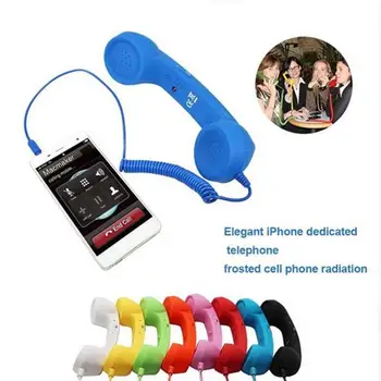 Auricolare per telefono cellulare Microfono Auricolare Stile telefono retrò Microfono Altoparlante Maniglia Auricolare Tipo universale