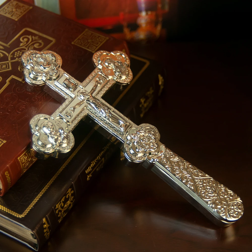 HTISOK Wall Cross Jesus Crucifix Orthodox Church Decoration