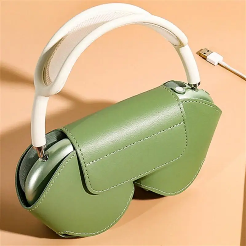 

Earphone Case for Airpods Max Headphone Protective Cover Headset Shockproof Anti-drop PU Cover Max Anti-scratch Earphone Bag