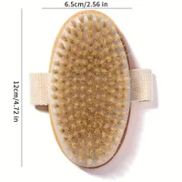 Brosse SPA à poils naturels pour le corps, pour le dos et la peau sèche, masseur de bain doux pour un usage domestique 3