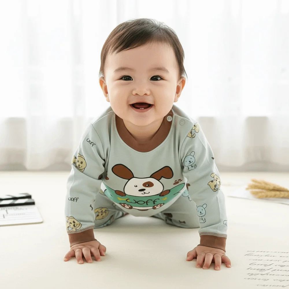 Keep Warm Long Sleeve Children's Underwear Set Cartoon Pants Kids Cotton Pajamas Soft Comfortable Kids Pajama Set Autumn/Spring