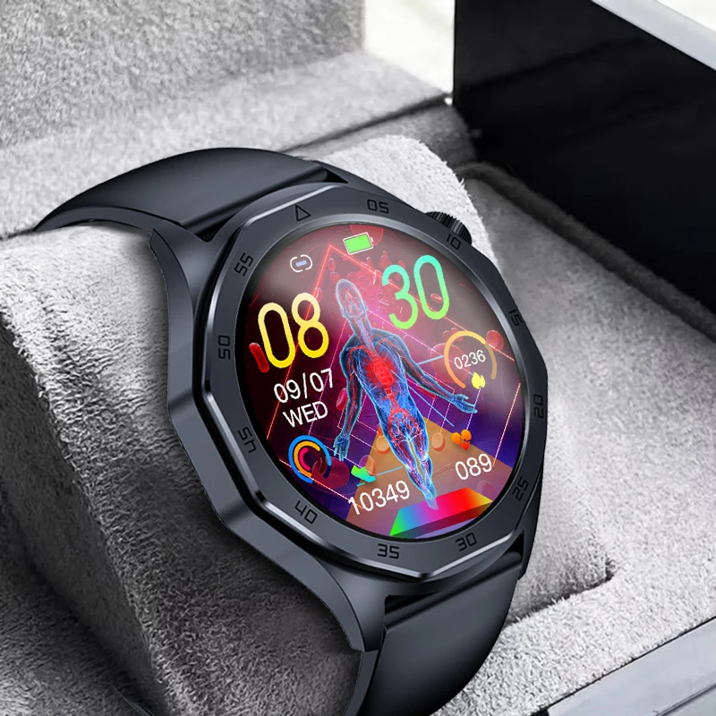 

Blood Lipids Uric Acid Blood Sugar Smart Watch ECG+PPG+HRV Heart Rate Blood Body Composition Bluetooth Call 466*466 Smartwatch