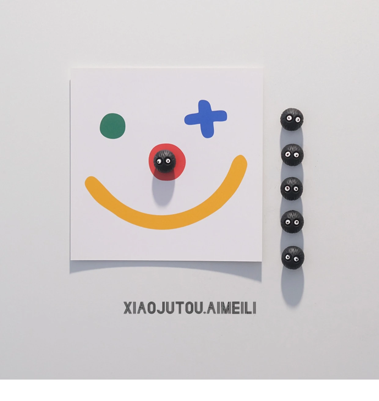 Mini Briquette Refrigerator Magnet Creative Photo Fixed Magnet magnetic fridge magnets magnetic fridge stickers refrigerator decor magnetic photo holders