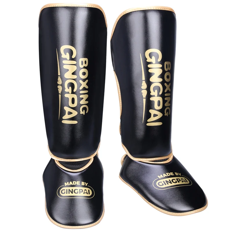 Child Boxing MMA Muay Thai Shin Guards Kids Kickboxing Martial Arts Fight Training Leg Protector Protective Equipment 1 Pair