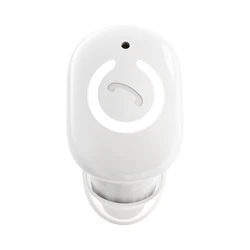 Wireless Bluetooth Ear - Mounted Waterproof Earbud with Mic (WHITE)