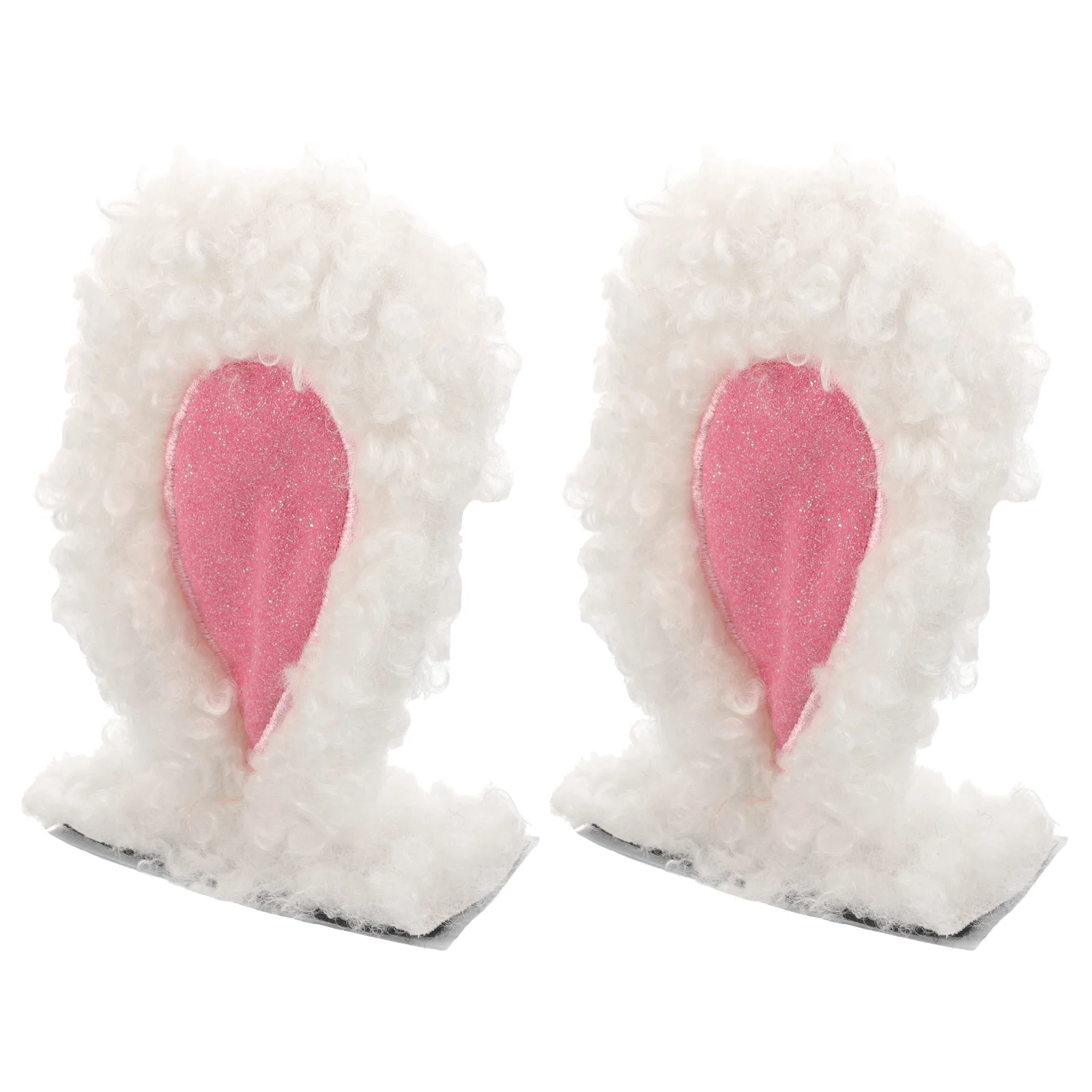 

Ski Decoration Cycling Accessories Creative Rabbit Ear Motorcycle Small Ears Decors Cartoon Artificial Wool Beautiful