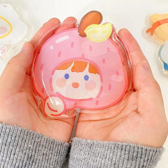 Mini chauffe-mains en gel réutilisable, outil de chauffage portable, pack  auto-chauffant instantané, dessin animé mignon, hiver, 1 pièce - AliExpress