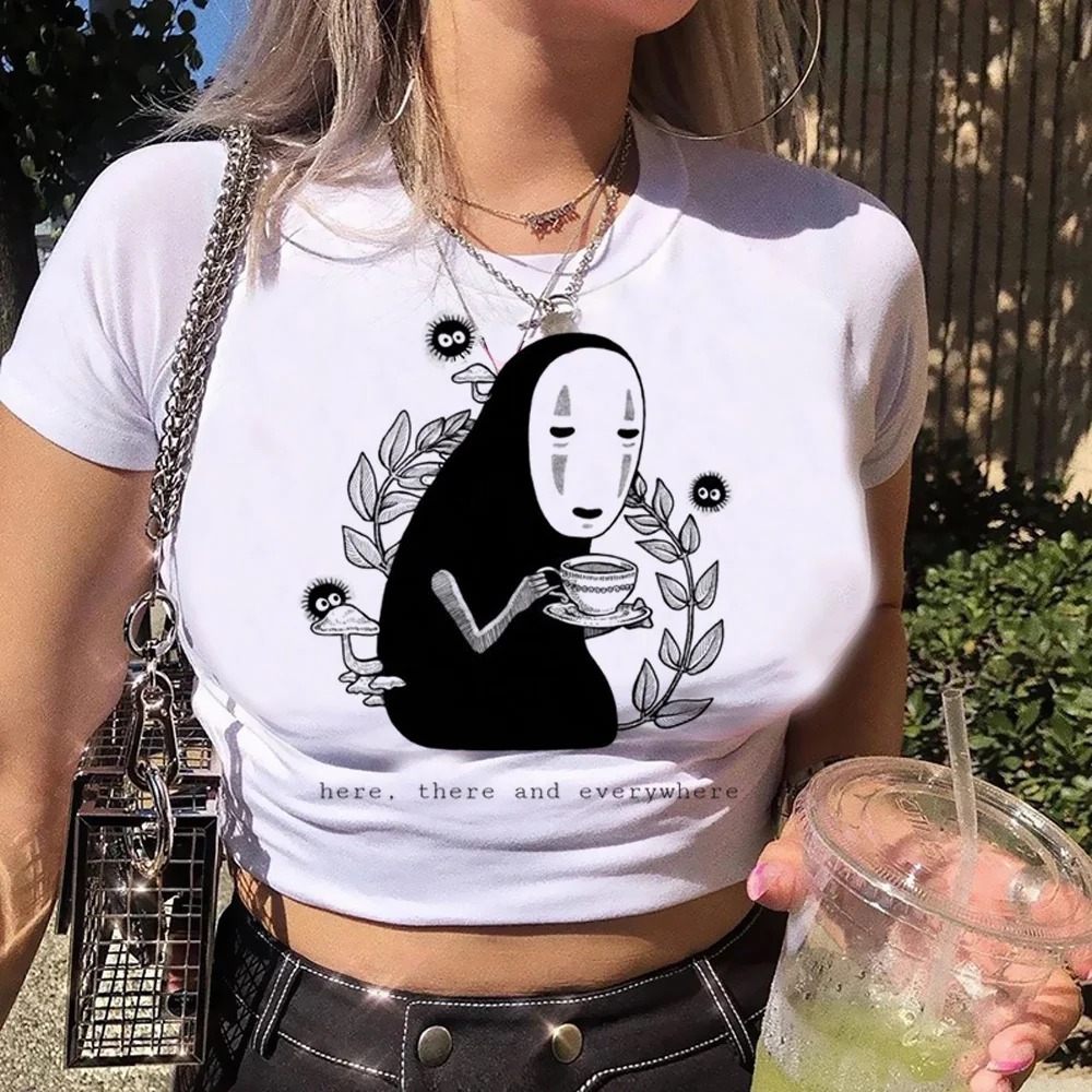 

Japanese 80s 90s graphic crop top girl cute vintage kawai manga tee crop top