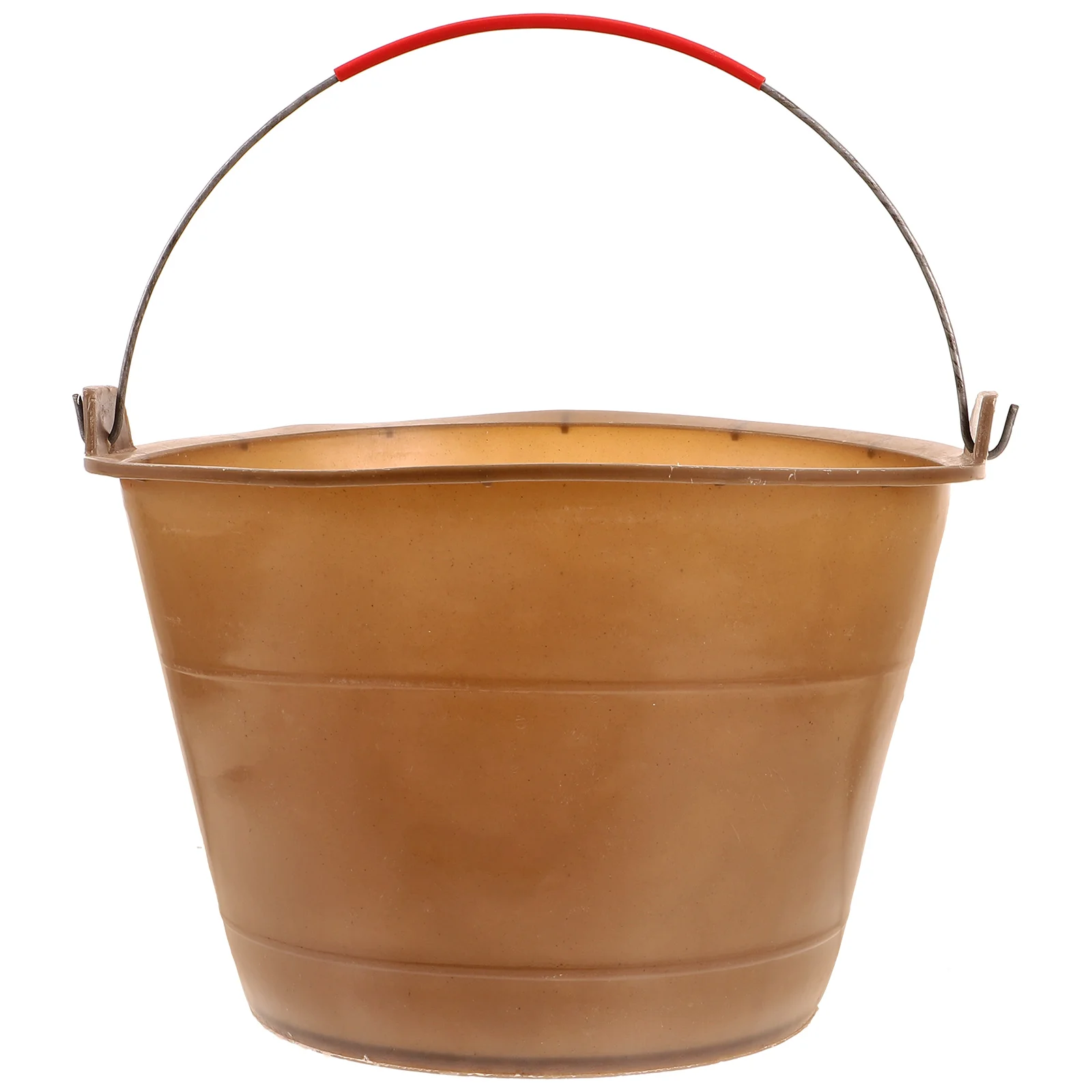 

Portable Concrete Bucket Plastic Cement Bucket Empty Sand Bucket with Handle for Construction Site