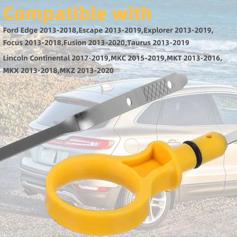 Engine Oil Level Dipstick for Ford Edge Escape Explorer Focus Fusion Taurus 2.0L Fluid Indicator Oil Stick CJ5Z-6750-A