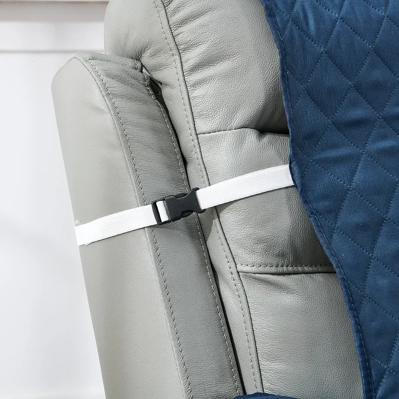 1 Seater Recliner Sofa Cover Quilted Anti-Slip Recliner Chair Mat Furniture Protector Couch Cover Pet Sofa Cushions Home Decor 5