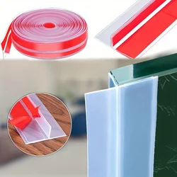 Premium Silicone Windproof Sealing Strip - Transparent, Durable, and Easy to Apply - 6M (WHITE)