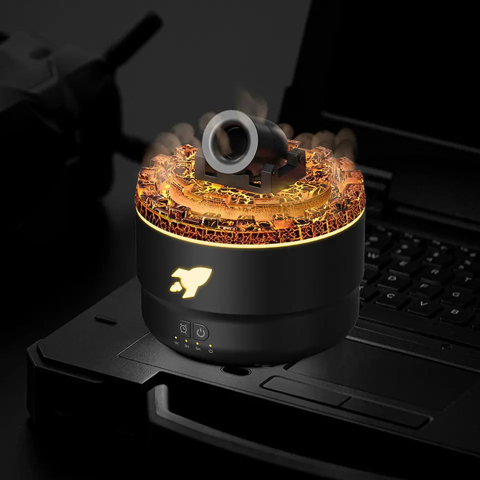 Portable Lava Crack Aromatherapy Humidifier Diffuser