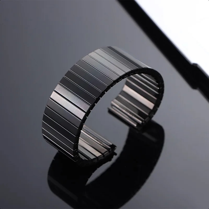 Elastic Metal Watch Band Expansion Bracelet - Stretchable Stainless Steel Strap