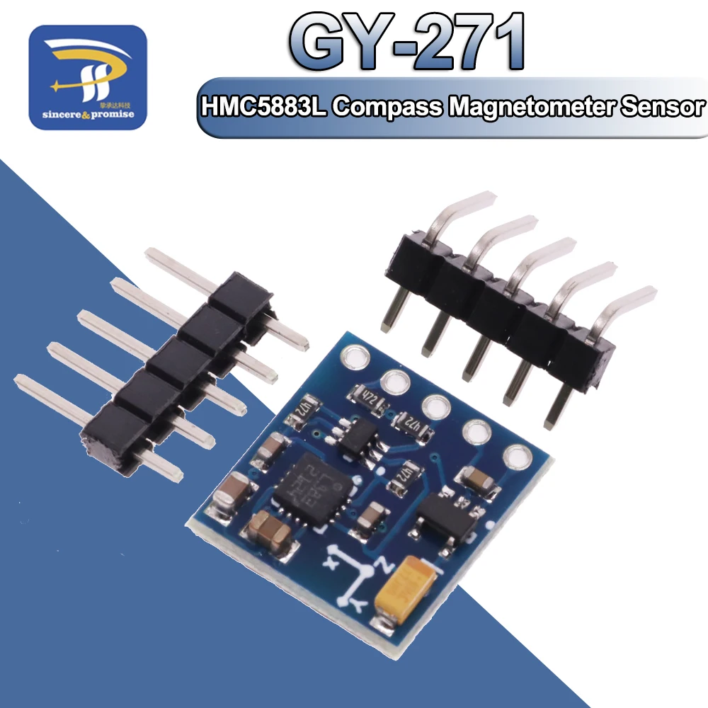 HMC5883-L883-GY-271-3V-5V-Triple-Tri-axis-3-Axis-Compass-Magnetometer ...