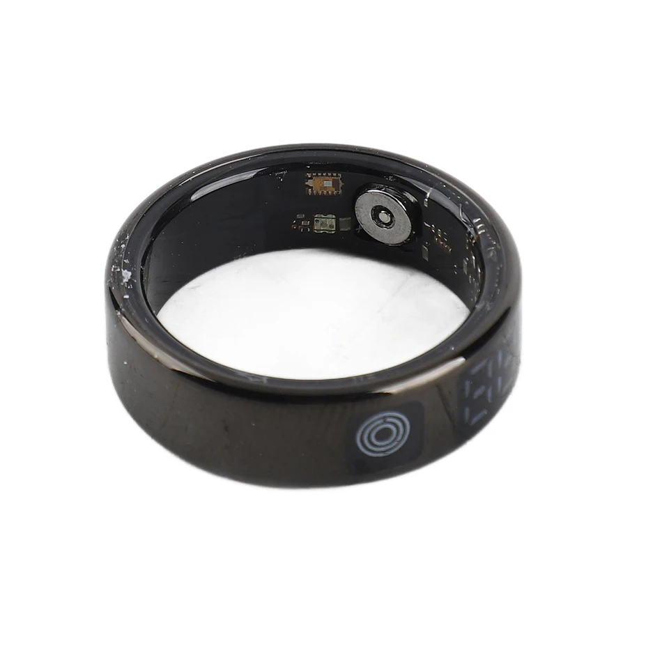 Smart Fitness Tracker Ring with Touch Display
