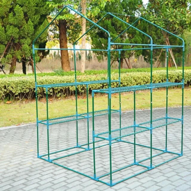 Mini Clear Plastic Small Arch Shed Sheeting Transparent Film PE Hot House Vegetable Greenhouse Agricultural Cultivation Cover 4
