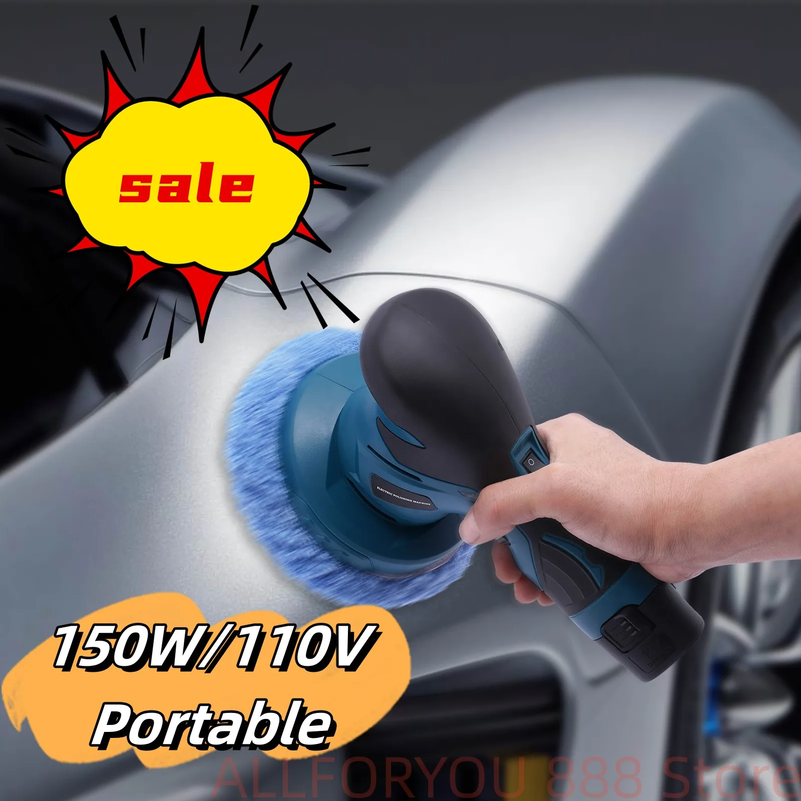 150W Cordless Car Buffer Polisher Portable 6