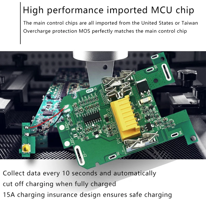 Nicfaky 18V PCB Chip Board BMS PCB Laden Schutz Platine für BL1830 BL1840 BL1850 Werkzeug