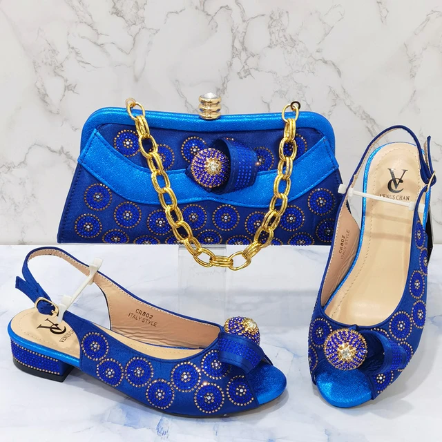 New Italian In Women Bag and Shoes Set Italy Ladies Shoes with
