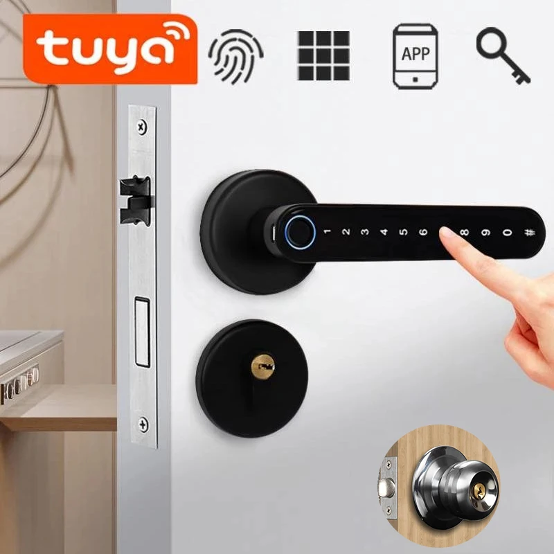 wifi-tuya-door-knob-lock-biometrics-fingerprint-smart-door-handle-locks-password-electric-digital-app-for-home